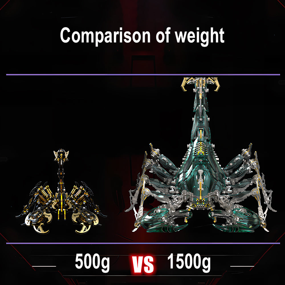 Large Mechanical War Scorpion King Model building kit for Adults