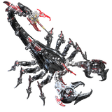 Large Mechanical War Scorpion King Model building kit for Adults