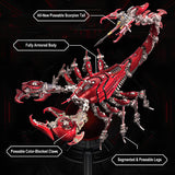 Large Mechanical War Scorpion King Model building kit for Adults