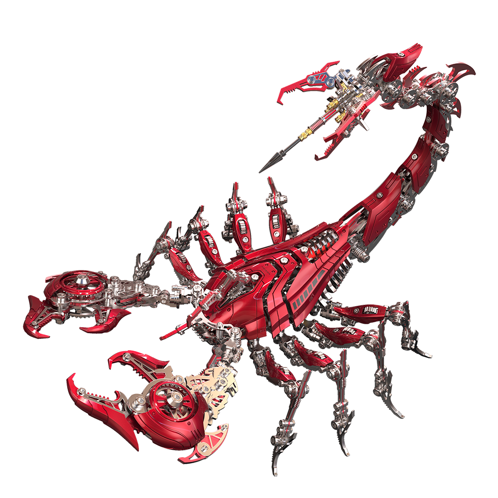 Large Mechanical War Scorpion King Model building kit for Adults