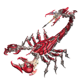 Large Mechanical War Scorpion King Model building kit for Adults