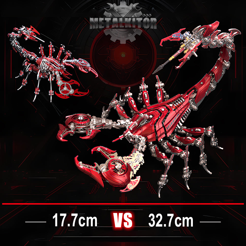 Large Mechanical War Scorpion King Model building kit for Adults