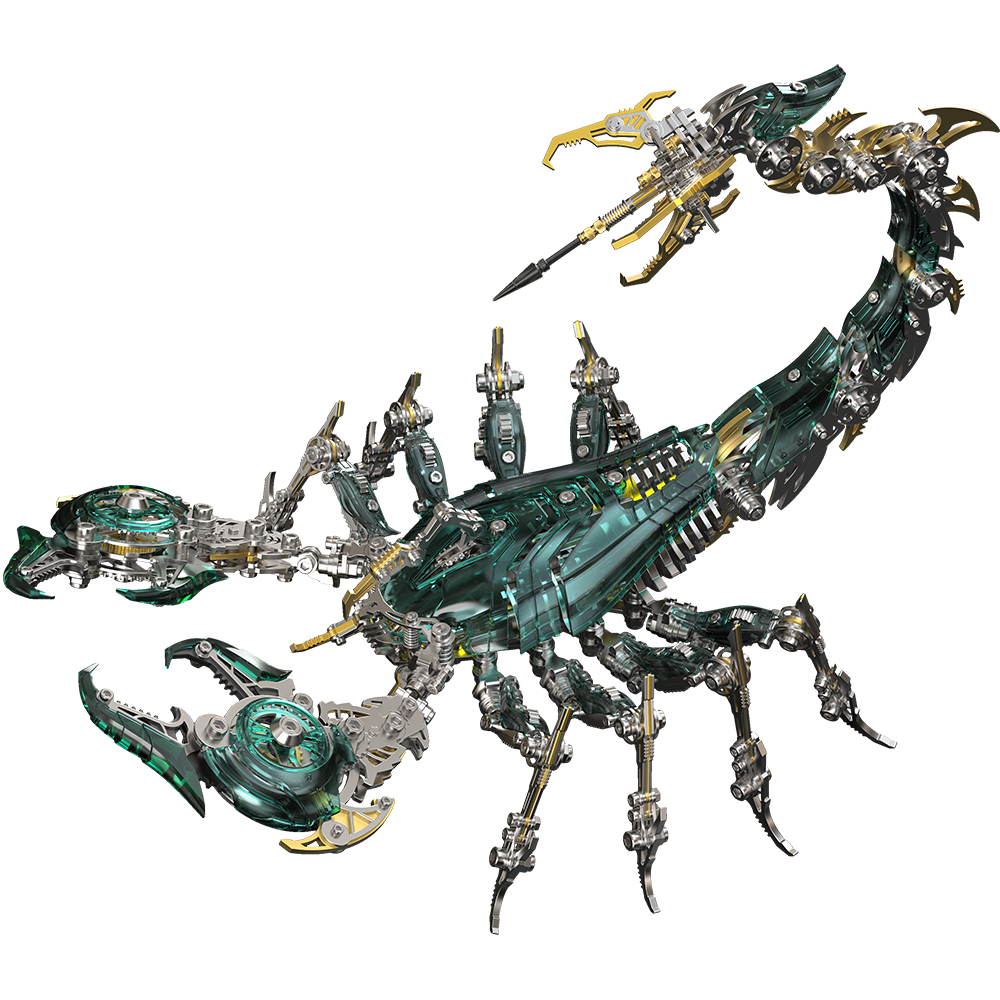 Large Mechanical War Scorpion King Model building kit for Adults