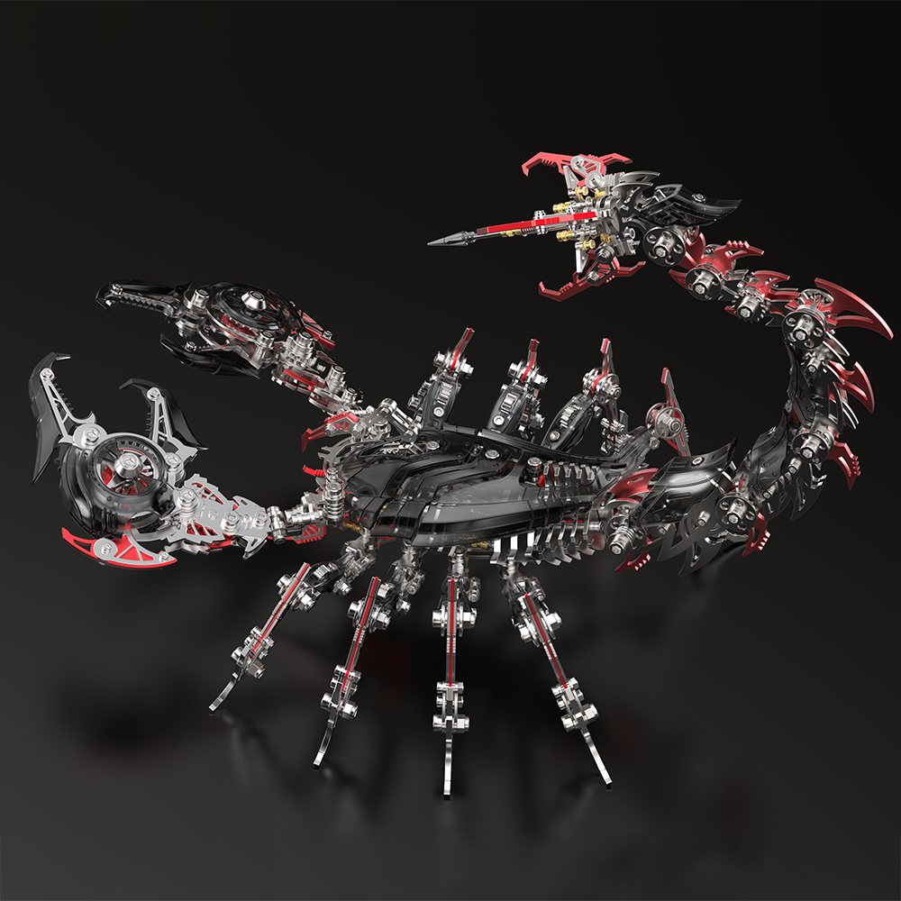 Large Mechanical War Scorpion King Model building kit for Adults