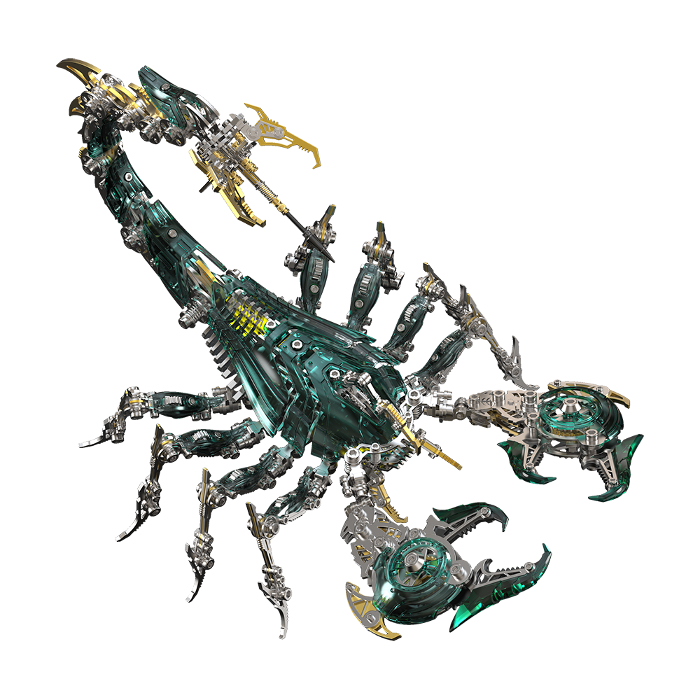 Large Mechanical War Scorpion King Model building kit for Adults