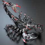 Large Mechanical War Scorpion King Model building kit for Adults