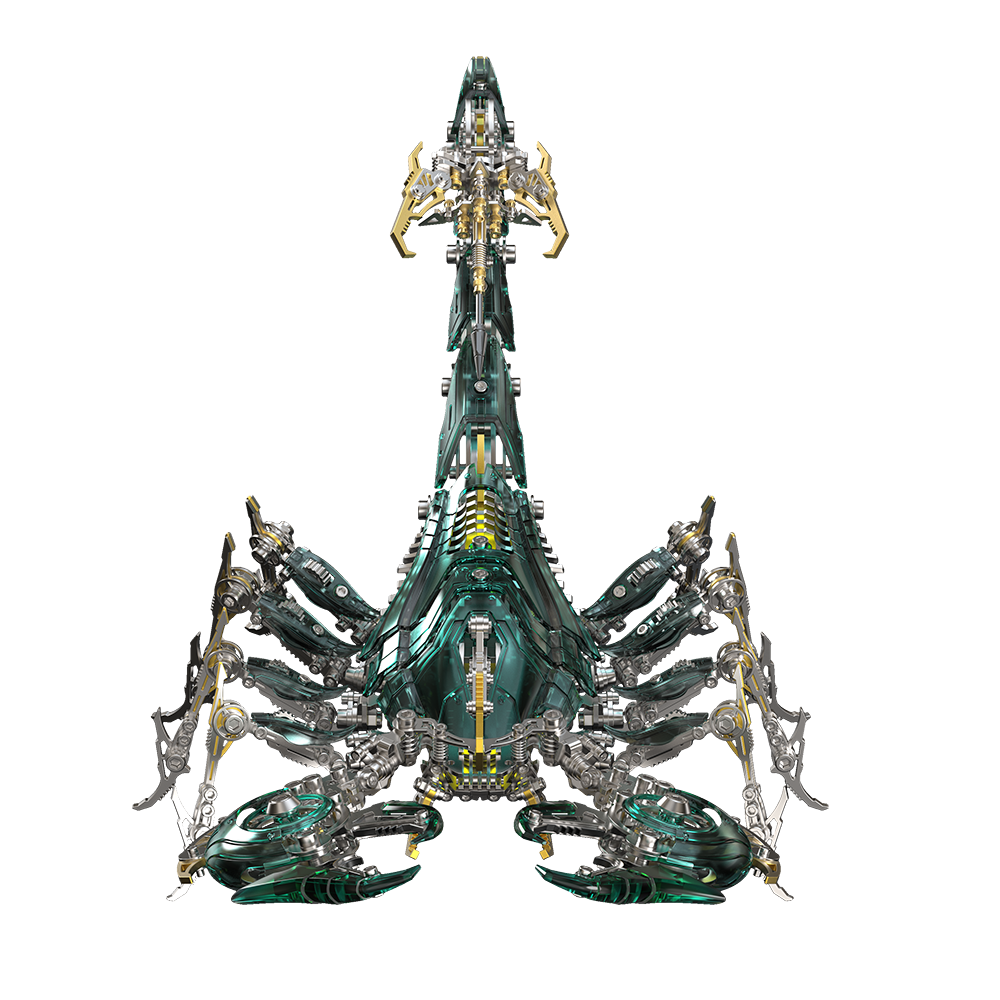 Large Mechanical War Scorpion King Model building kit for Adults