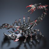 Large Mechanical War Scorpion King Model building kit for Adults