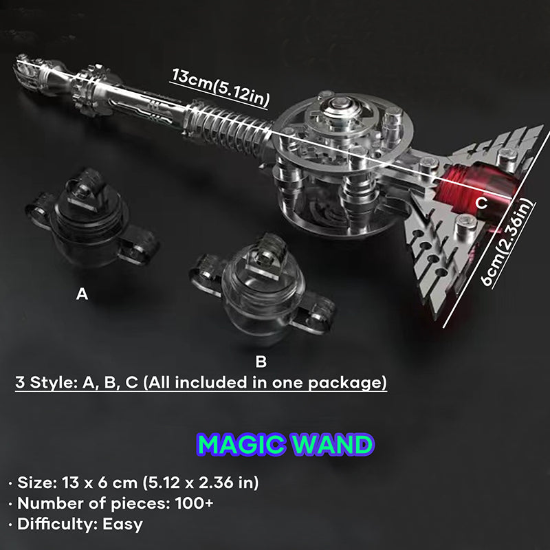 Laden Sie das Bild in Galerie -Viewer, {Magic Wand Metal Puzzle Kit for Mantis and Fox Model
