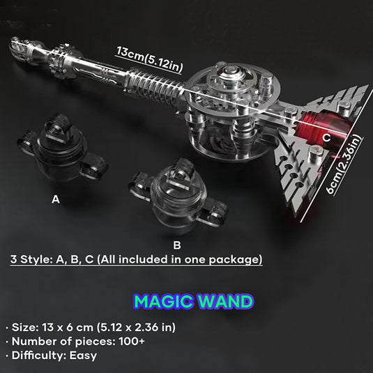Magic Wand Metal Puzzle Kit for Mantis and Fox Model