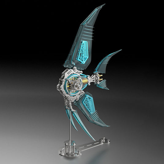 Mechanical Angelfish 3D Metal Puzzle Model Marine Life Series