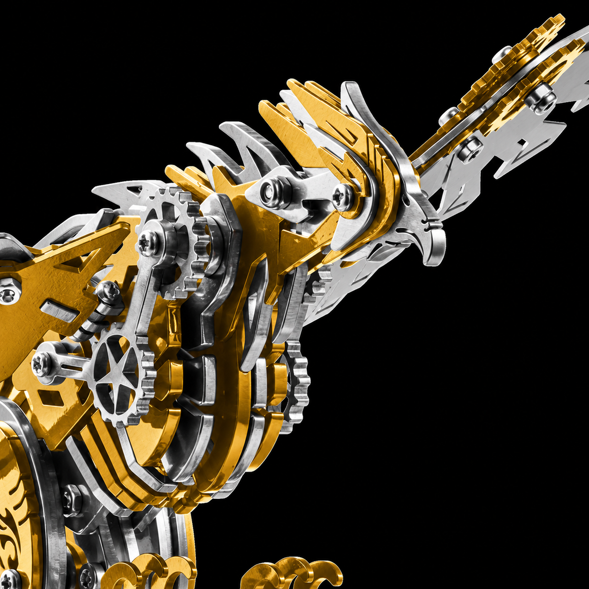 Mechanical Falcon Predator Metal Model Kit
