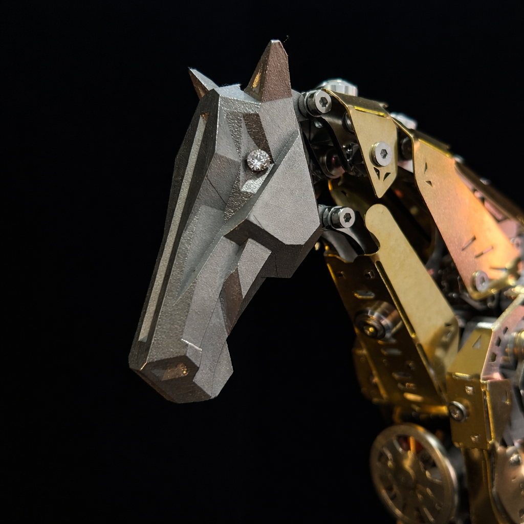 Mechanical Horse Metal Puzzle Kit DIY Running Motion Engineering Model