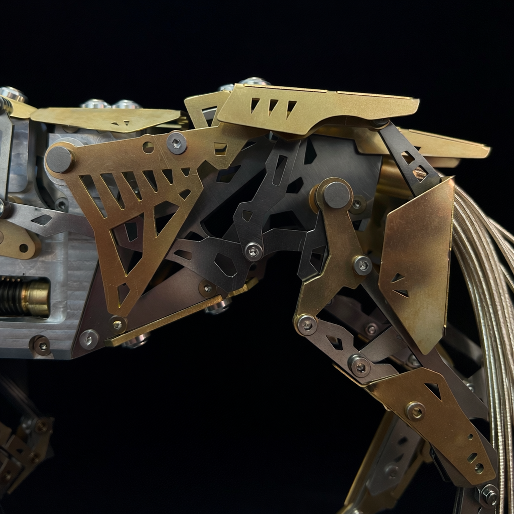 Mechanical Horse Metal Puzzle Kit DIY Running Motion Engineering Model