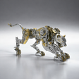 Metalkitor-diy-metal-leopard-model-kit-for-adults