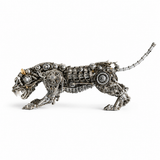 Mechanical panther 3D metal puzzle kit with articulated legs