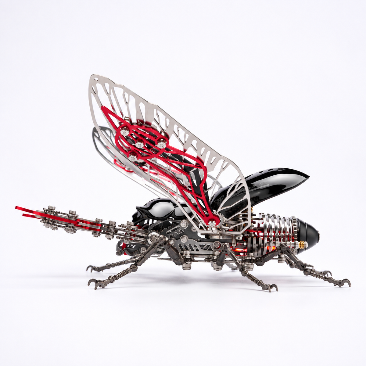 Mechanical Rhinoceros Beetle 3D Metal Model Kit – 317PCS DIY Insect Puzzle