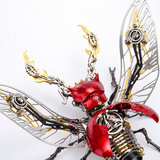 Mechanical Rhinoceros Beetle 3D Metal Model Kit – 317PCS DIY Insect Puzzle