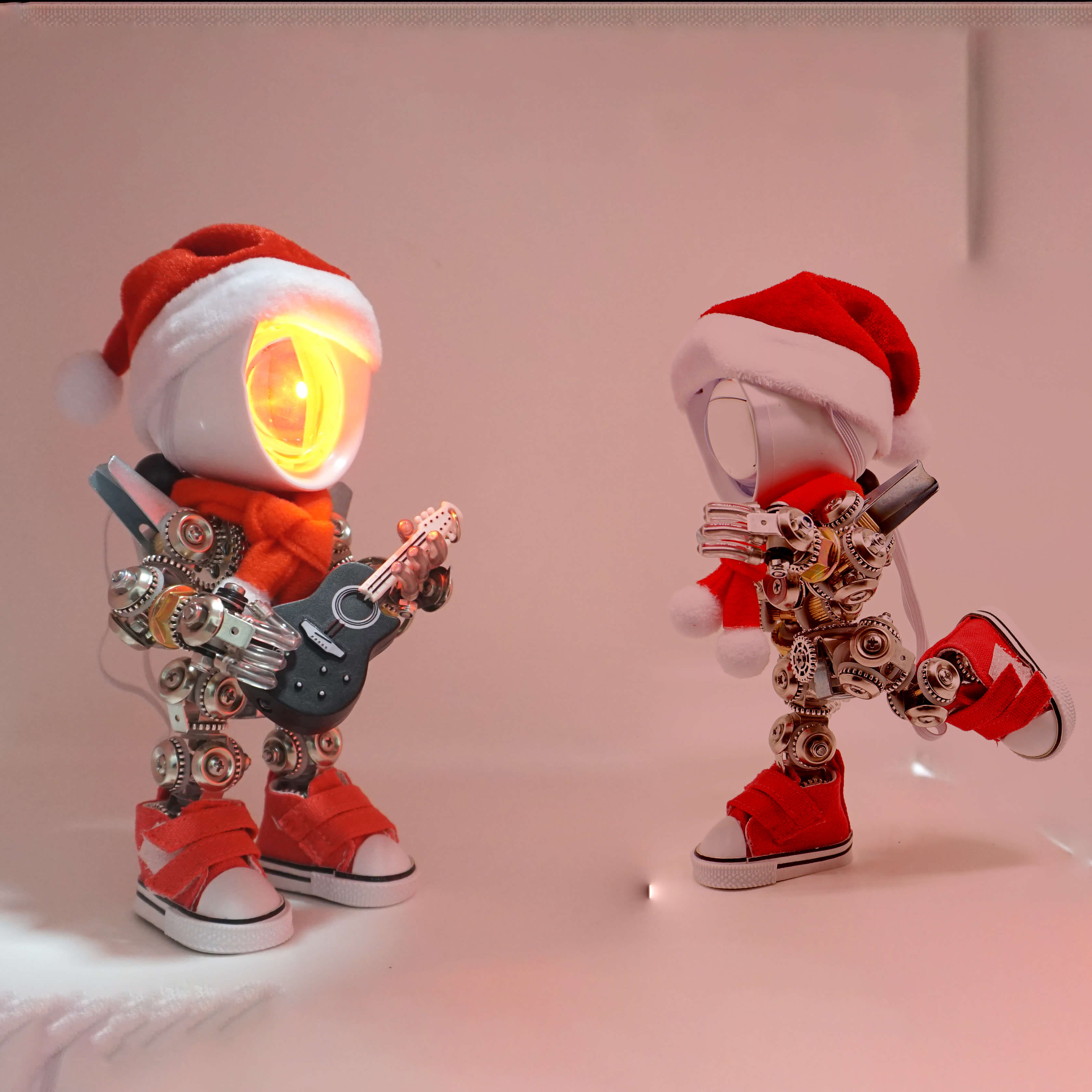 Mechanical Santa DIY Metal Puzzle Model Kit for Christmas – metalkitor