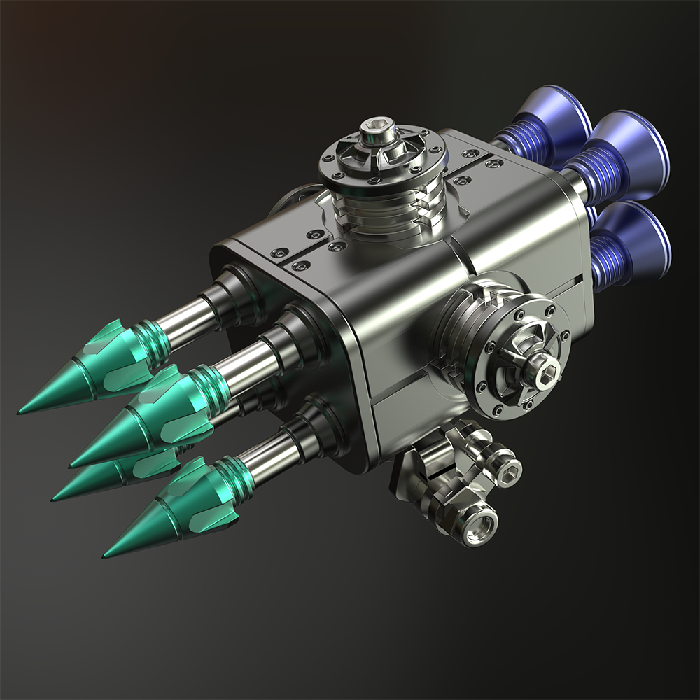 Mechanical Spider Weapon Assembly System Model Kit