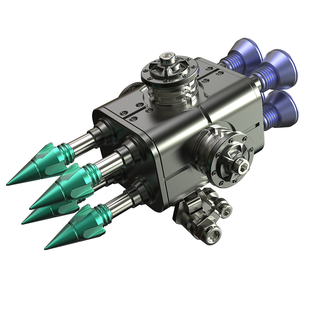 Mechanical Spider Weapon Assembly System Model Kit