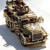 Military Armored Vehicle 3D Metal Model Kit DIY Tactical Truck
