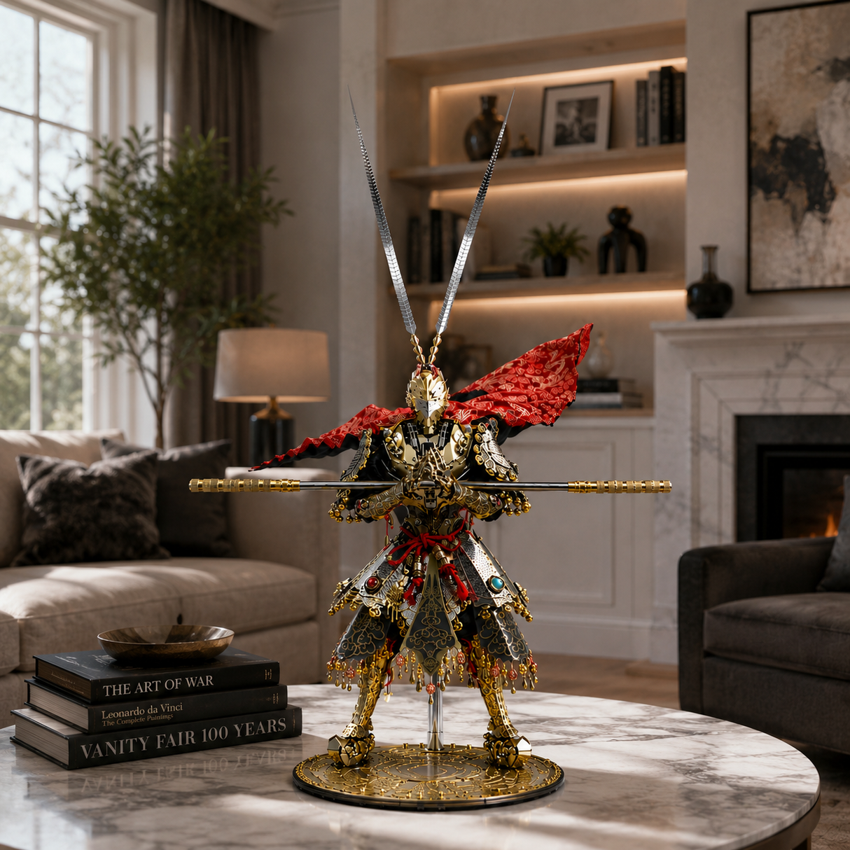 Monkey King Warrior 3D Metal Mech Model Kit – 2600PCS Mythological Mechanical Figure