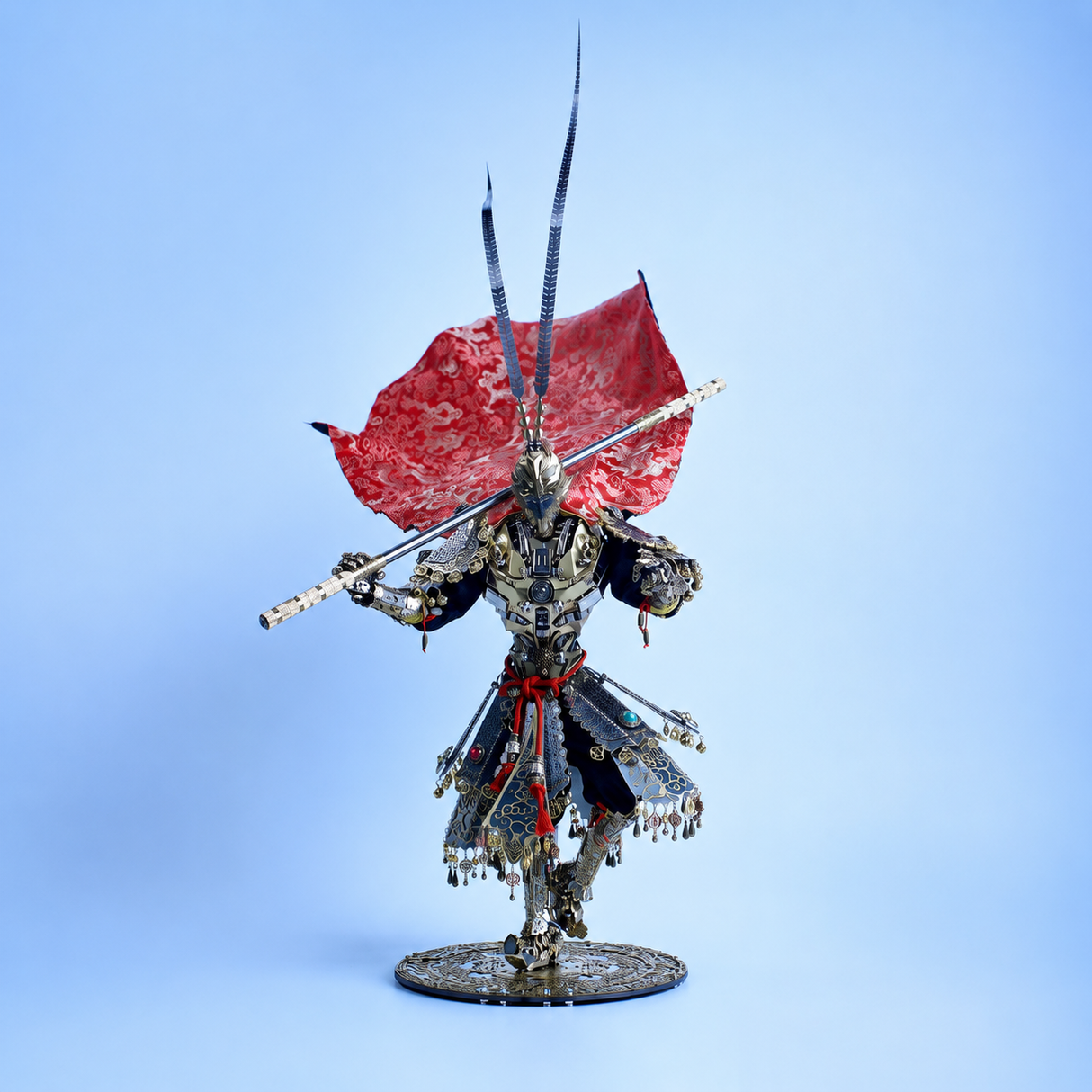 Monkey King Warrior 3D Metal Mech Model Kit – 2600PCS Mythological Mechanical Figure