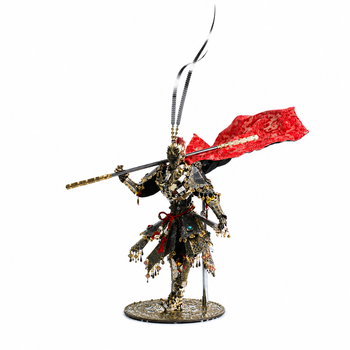 Monkey King Warrior 3D Metal Mech Model Kit – 2600PCS Mythological Mechanical Figure