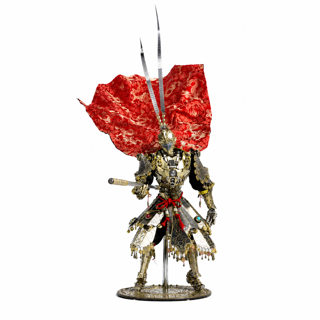 Monkey King Warrior 3D Metal Mech Model Kit – 2600PCS Mythological Mechanical Figure