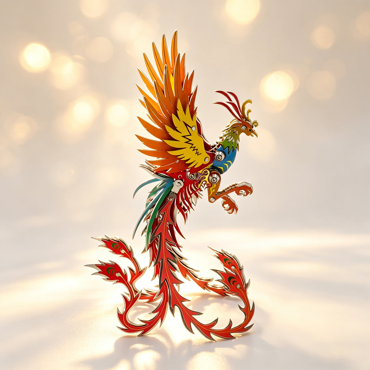 DIY Mechanical Phoenix Metal Model Assembly Kit