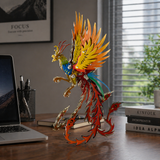 Phoenix Metal Model Kit DIY 3D Mechanical Sculpture for Adults and Kids