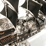 Pirate Ship 3D Metal Model Kit DIY Mechanical Sailing Masterpiece