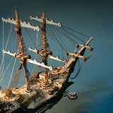 Pirate Ship 3D Wooden Puzzle Model Kit for Toy & Gift