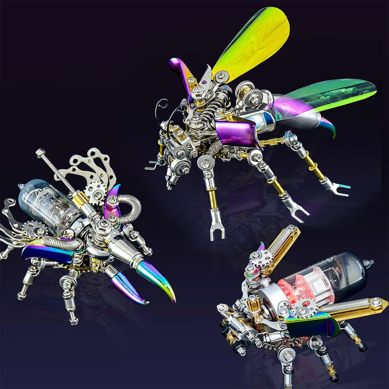 Laad de afbeelding in galerijviewer, Punk 3D Metal Insect Puzzle Model Kit
