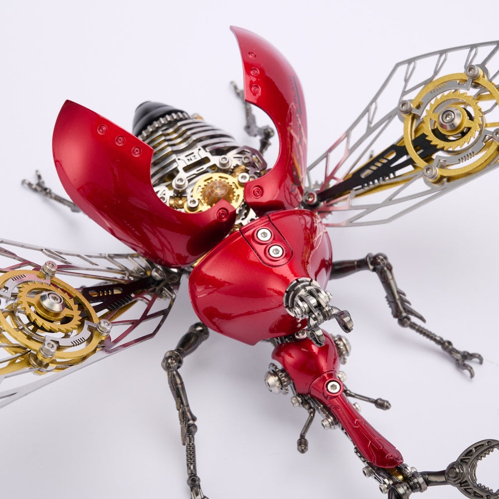 Steampunk Mechanical Stag Beetle 3D Metal Model Kit for Adults and Kids