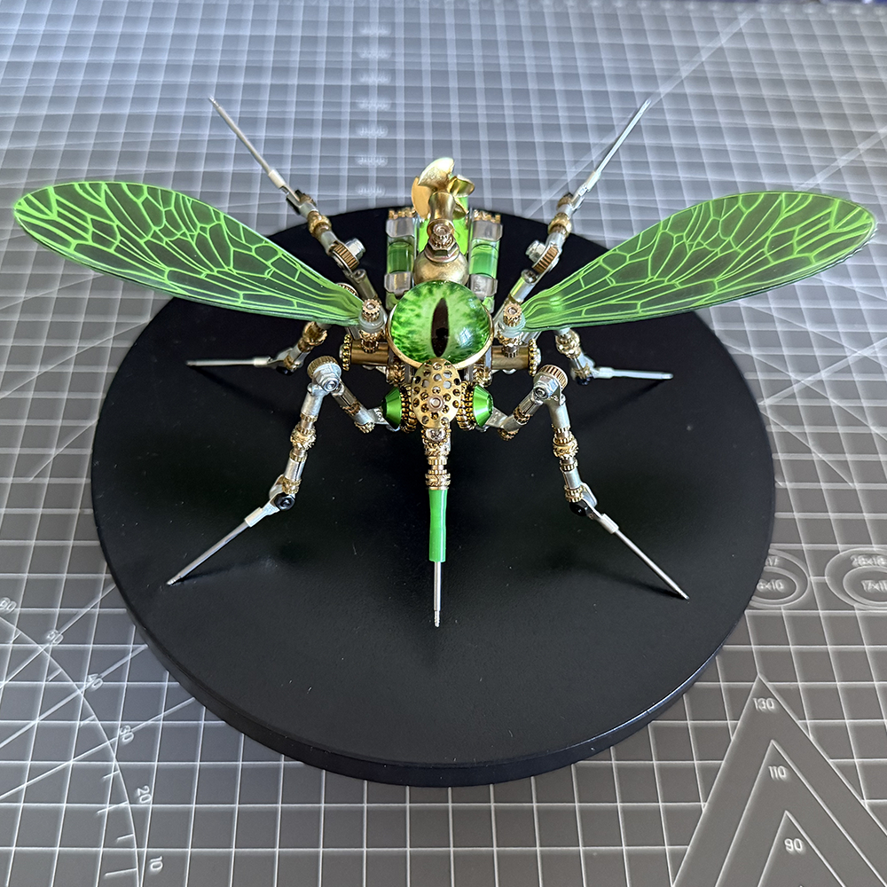 Steampunk 3D Metal Mechanical Bio-Mosquito Model Building