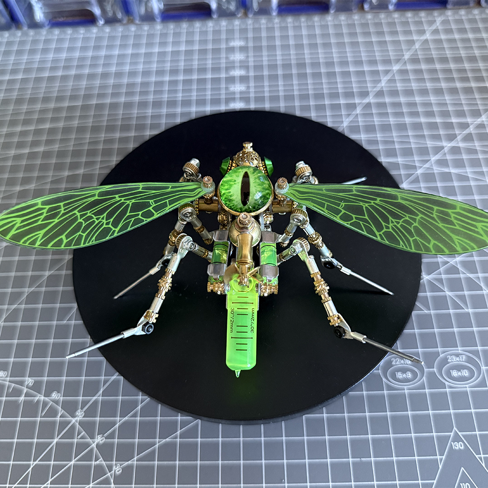 Steampunk 3D Metal Mechanical Bio-Mosquito Model Building