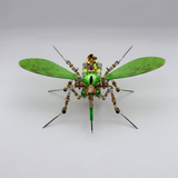 Steampunk 3D Metal Mechanical Bio-Mosquito Model Building