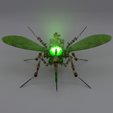 Steampunk 3D Metal Mechanical Bio-Mosquito Model Building