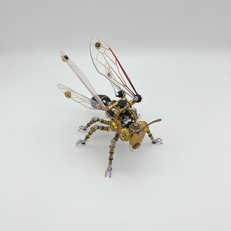 Steampunk 3D Metal Wasp Puzzle Model Kit for Adults