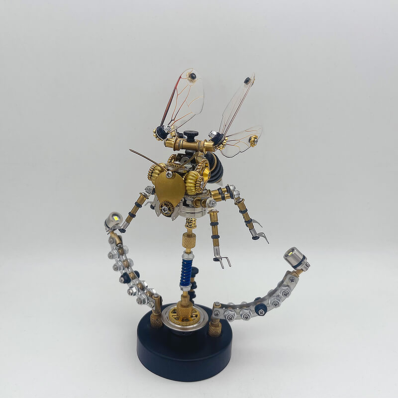 Steampunk 3D Metal Wasp Puzzle Model Kit for Adults