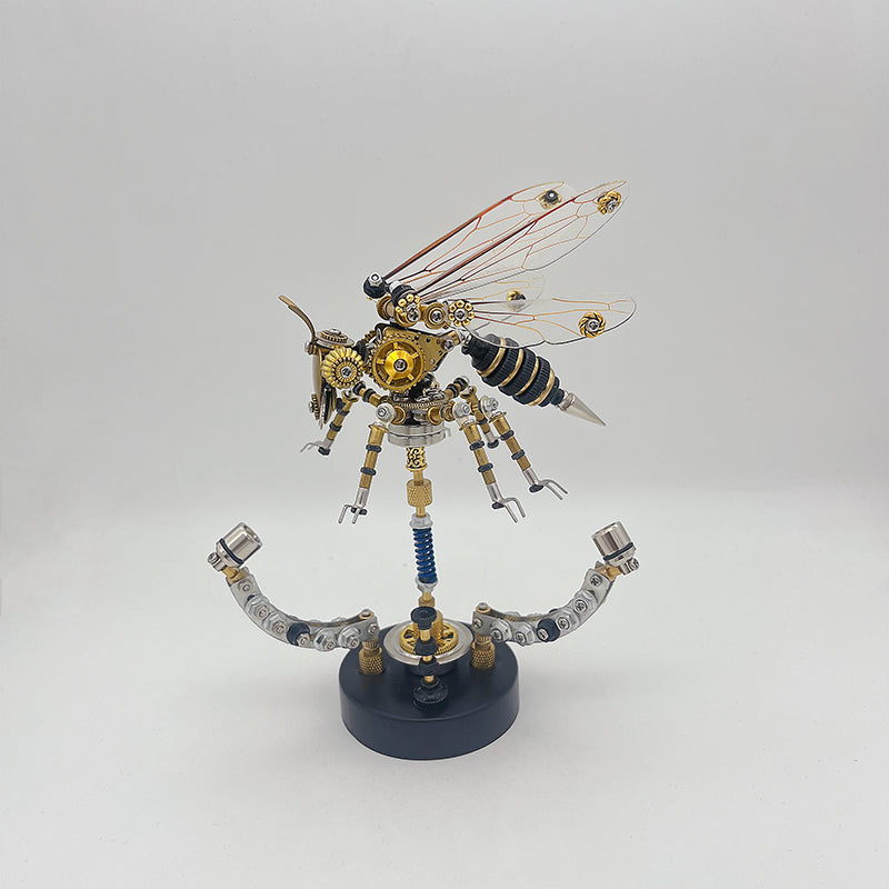 Steampunk 3D Metal Wasp Puzzle Model Kit for Adults