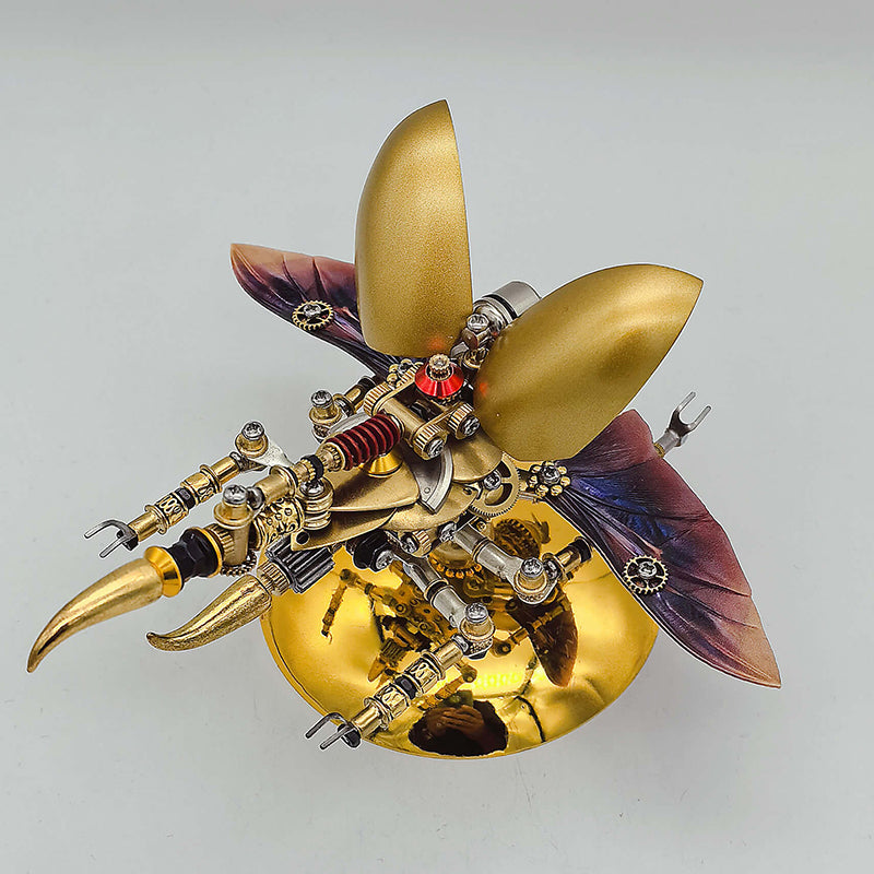 Laden Sie das Bild in Galerie -Viewer, {Steampunk Beetle 350PCS Puzzle Model Kit Insect Series
