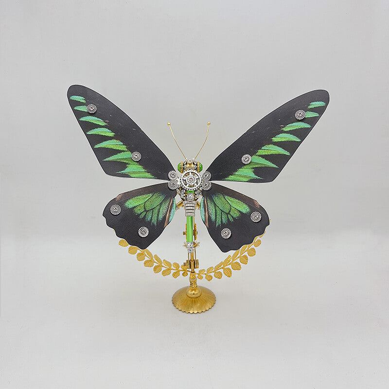 Laad de afbeelding in galerijviewer, Steampunk butterfly Adelpha fessonia 3D metal puzzle model kit for adults and kids
