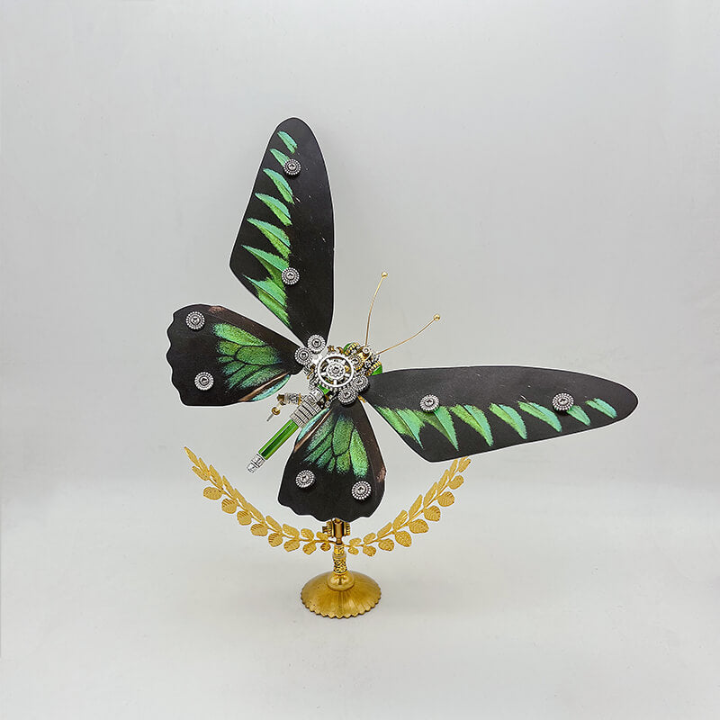 Laad de afbeelding in galerijviewer, Steampunk butterfly Adelpha fessonia 3D metal puzzle model kit for adults and kids
