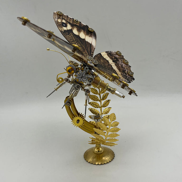 Steampunk butterfly Caligo eurilochus 200PCS metal puzzle model kit