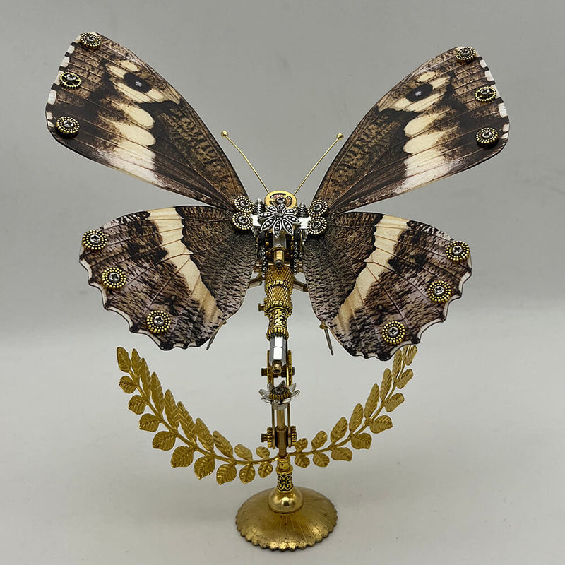 Load image into Gallery viewer, Steampunk butterfly Caligo eurilochus 200PCS metal puzzle model kit
