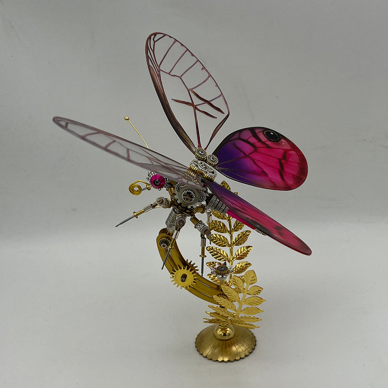 Laden Sie das Bild in Galerie -Viewer, {Steampunk butterfly Cithaerias pireta 200PCS metal puzzle model kit
