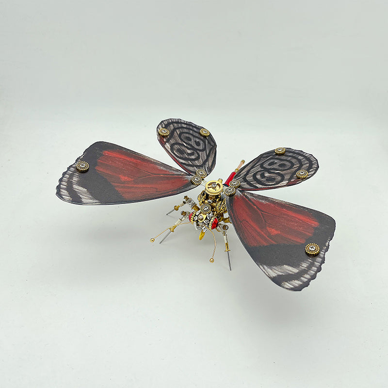 Steampunk Butterfly Diaethria dodone Metal Puzzle Model Kit For